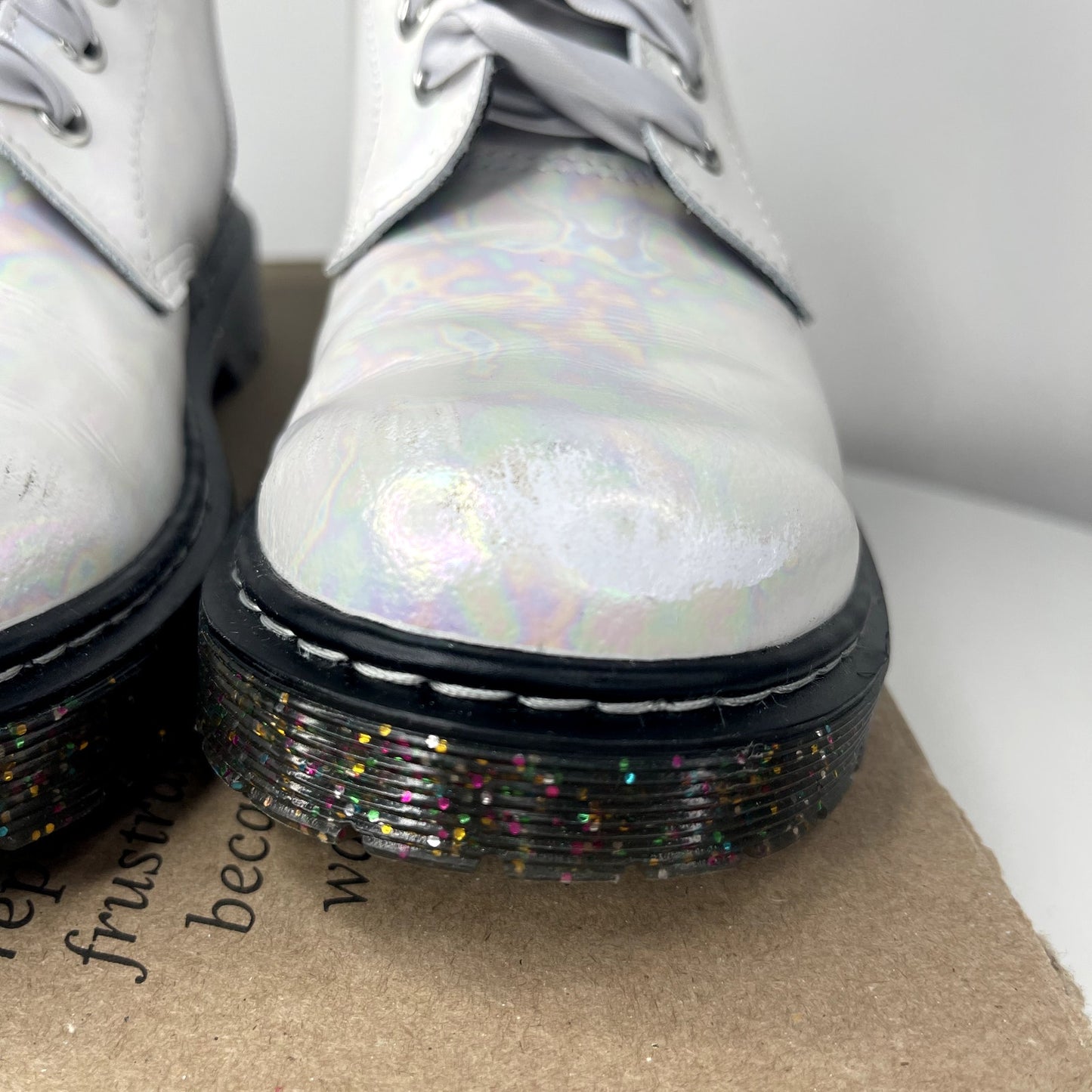 Dr. Martins 1460 Cosmic Glitter Youth (Big Kid) Size 5