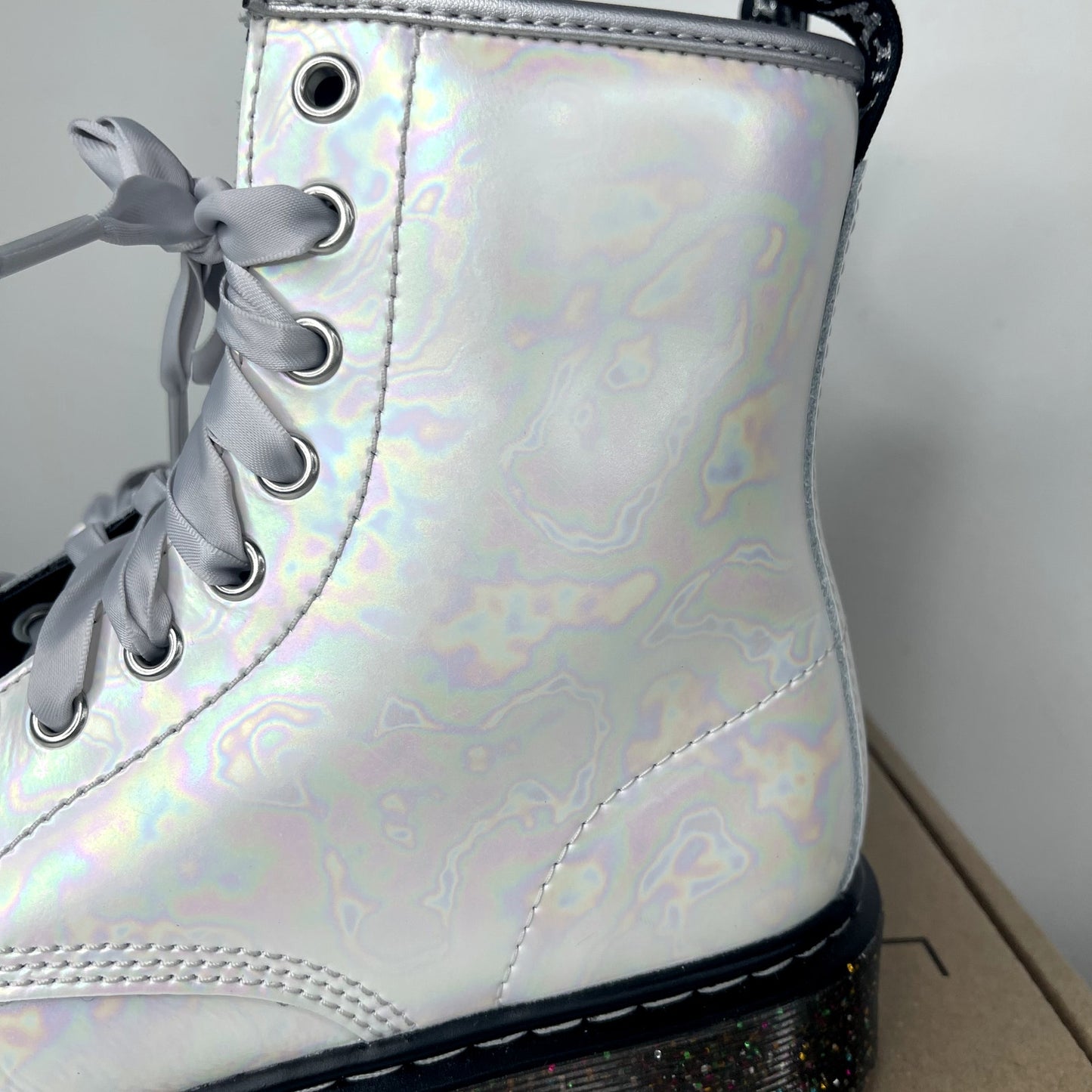 Dr. Martins 1460 Cosmic Glitter Youth (Big Kid) Size 5