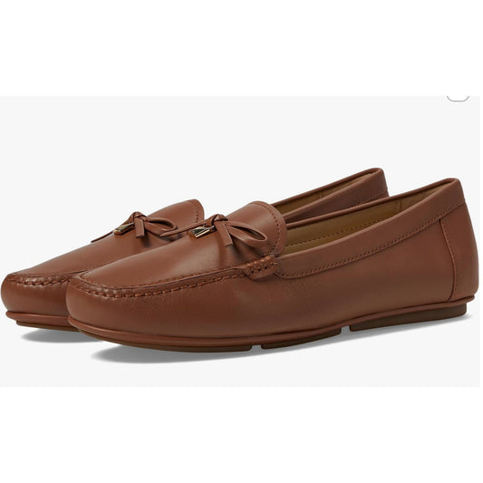 Size 9 - MSRP $110 - Michael Kors Women's Juliette Moc Leather Tan