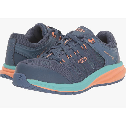 KEEN Utility Vista Energy Comp Toe Midnight Blue Women's WIDE Size US 9 / EU 39.5
