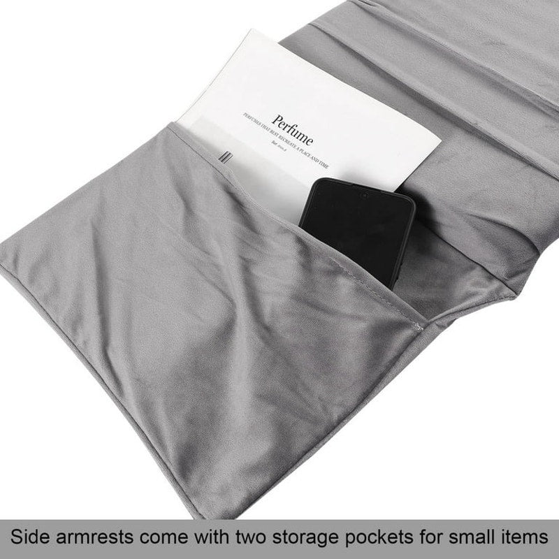 5-Piece Velvet Glider & Ottoman Cushion Set – Removable & Washable